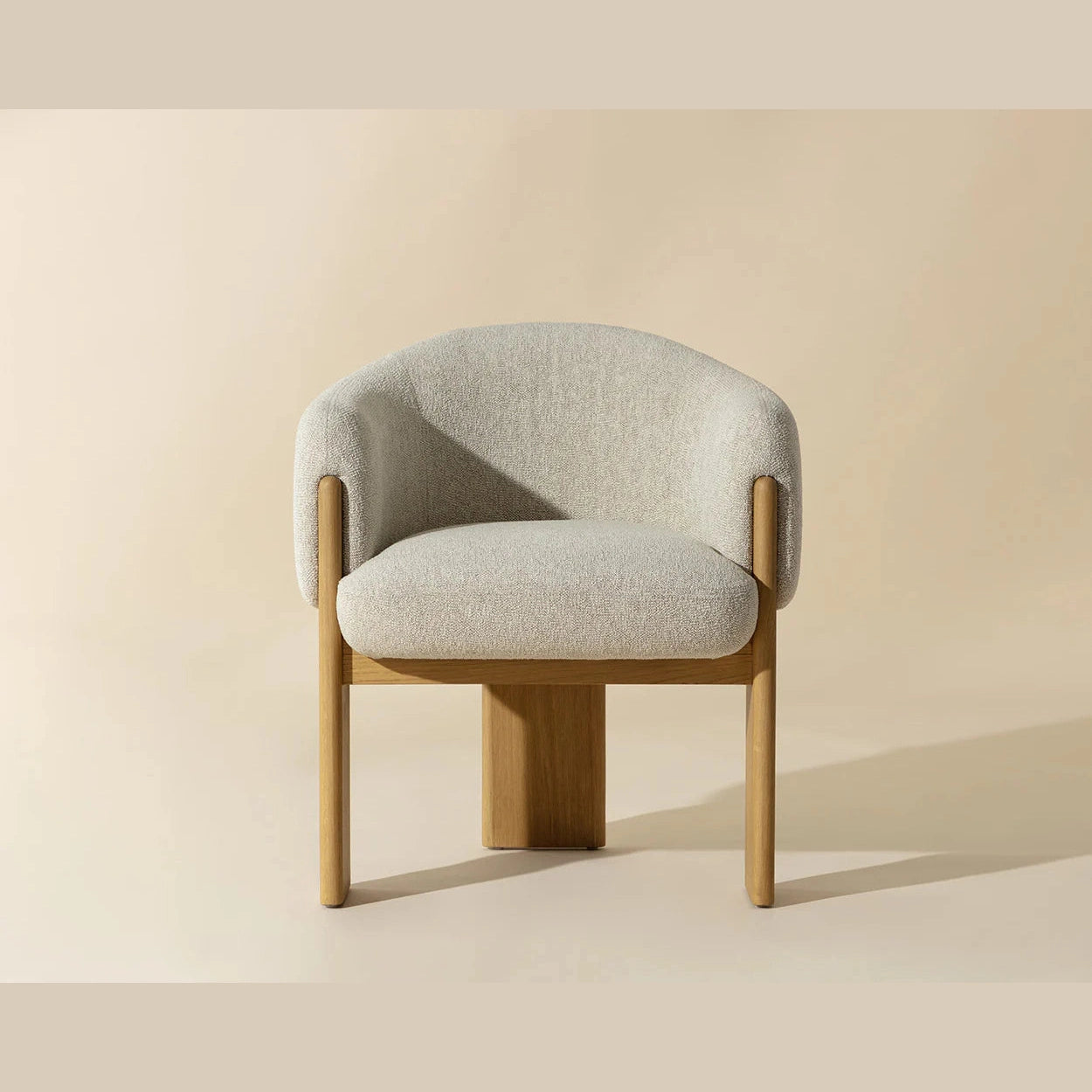 TRINE CREAM DINING ARMCHAIR