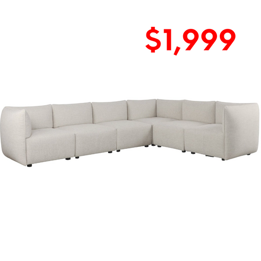 6PC. MARSHFIELD MODULAR SECTIONAL