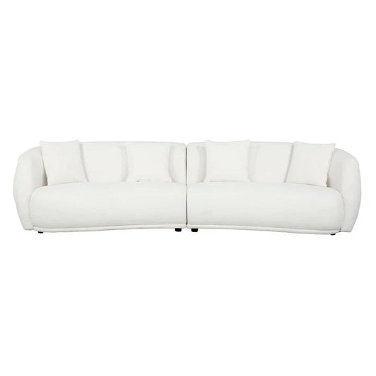 DIANA WHITE 2 PIECE SOFA