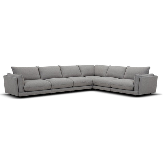 6PC MARINO METAL FABRIC SECTIONAL