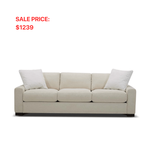 MELLOW IVORY FABRIC SOFA