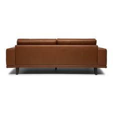 TOLEDO CARAMEL LEATHER LOVESEAT