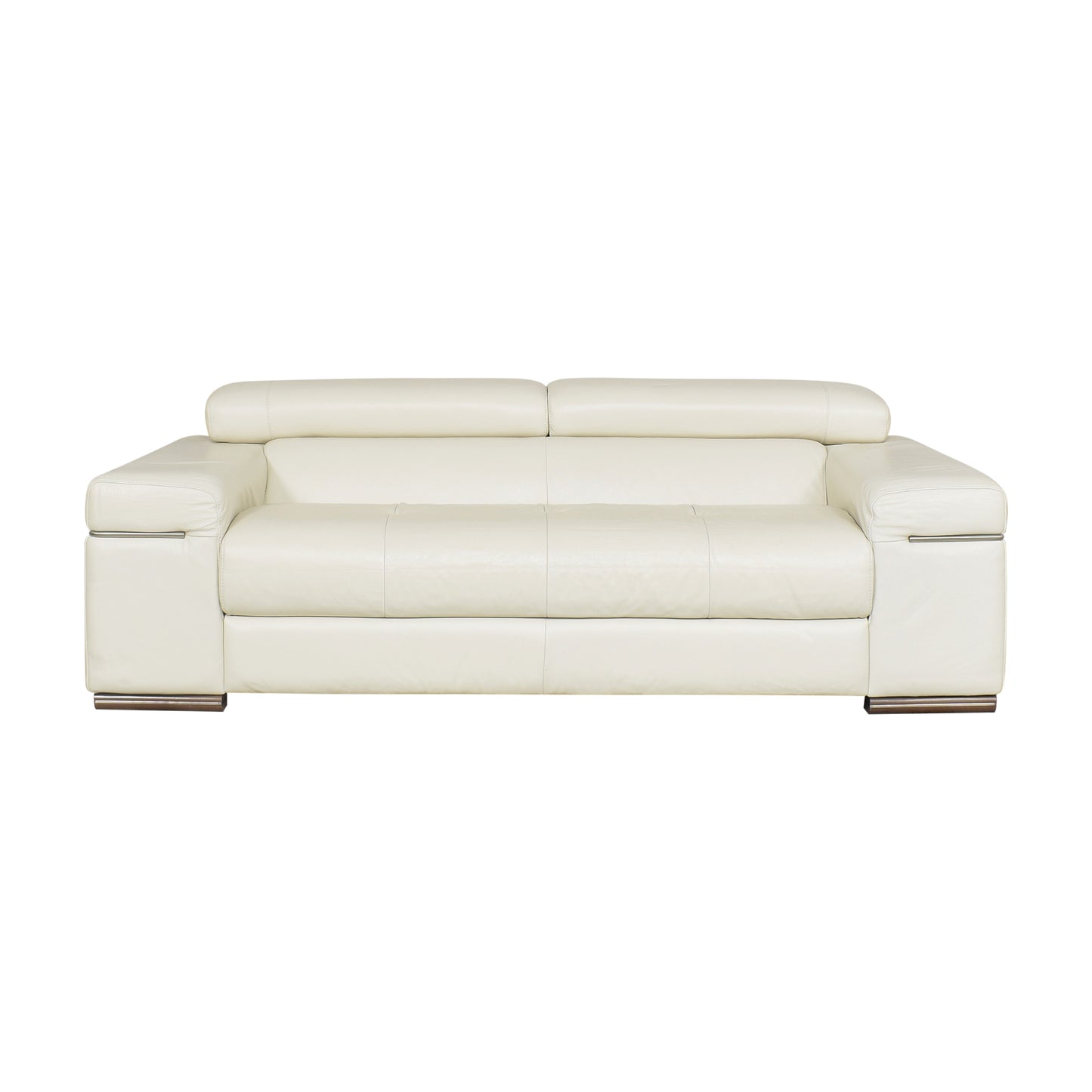 AVANA TAUPE LEATHER SOFA