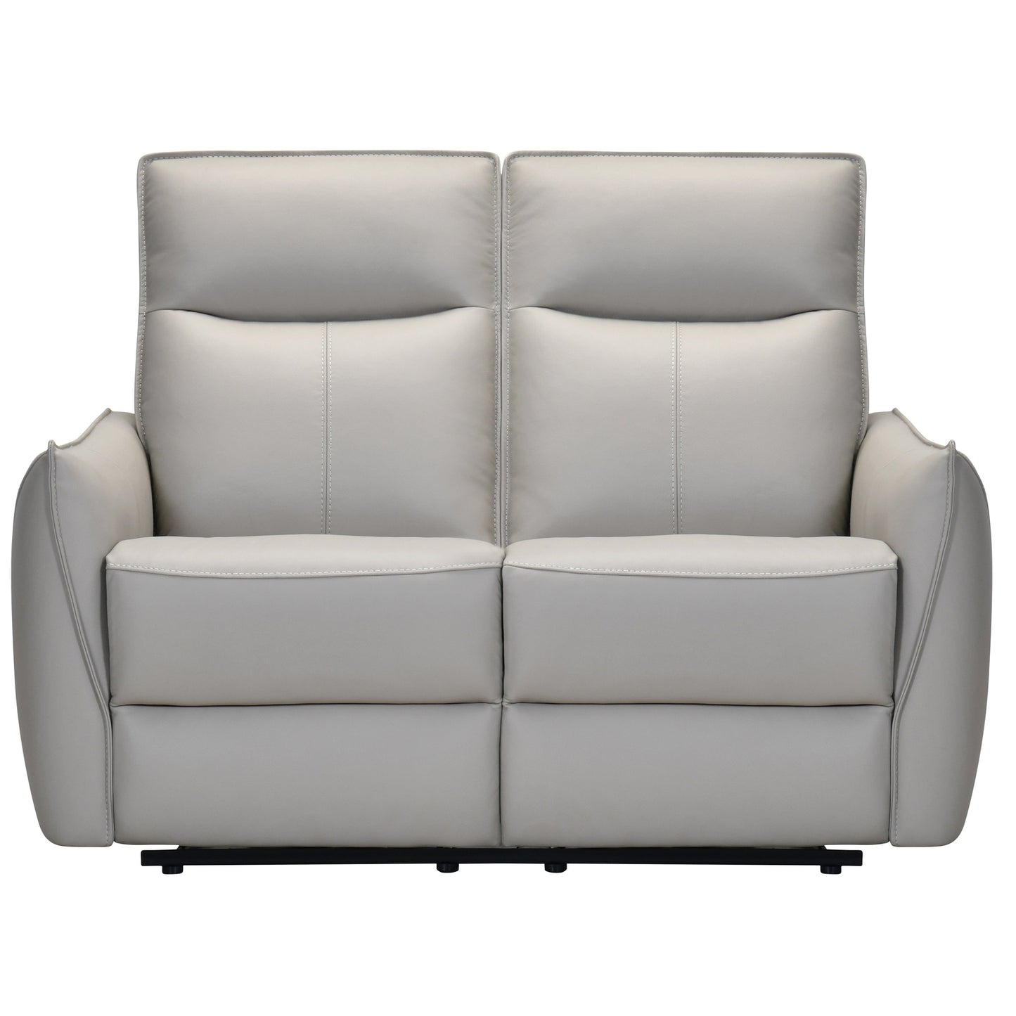 Soft Grey Dual Motion Loveseat