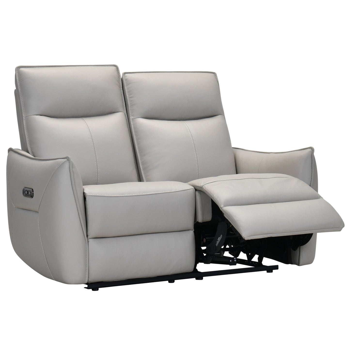 Soft Grey Dual Motion Loveseat